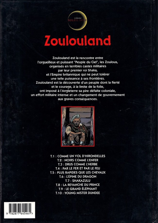 Verso de l'album Zoulouland Tome 10 Young Mister Dundee