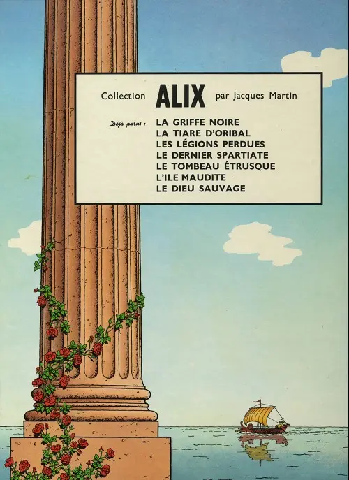 Verso de l'album Alix Tome 5 La griffe noire