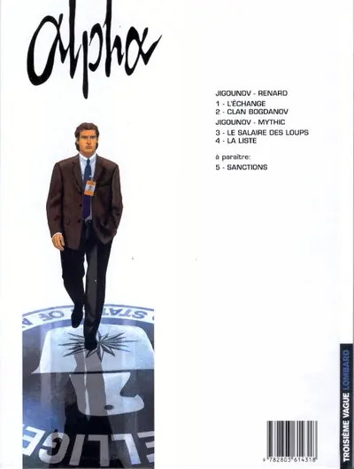 Verso de l'album Alpha Tome 2 Clan Bogdanov