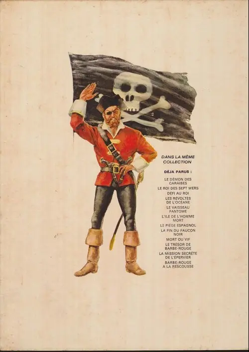 Verso de l'album Barbe-Rouge Tome 10 Mort ou vif