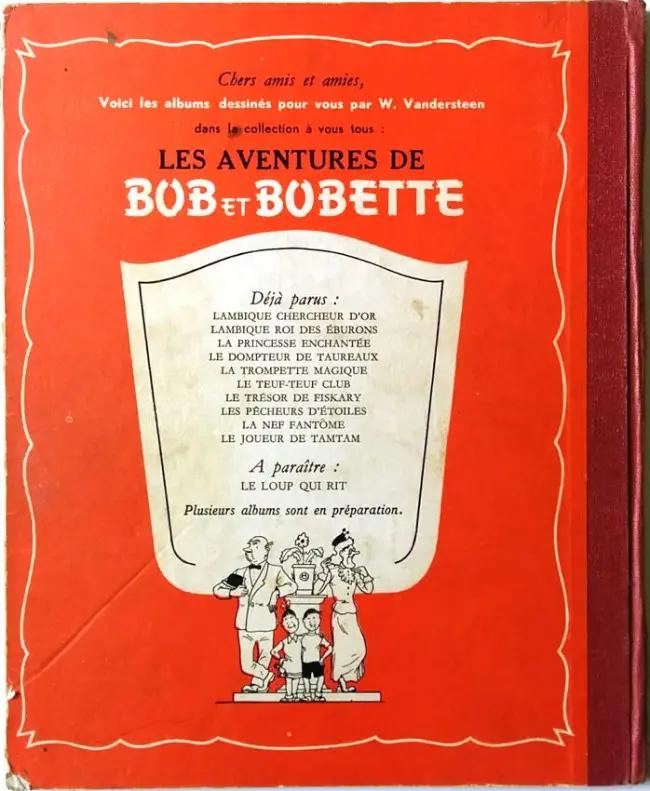 Verso de l'album Bob et Bobette Tome 2 La princesse enchantée