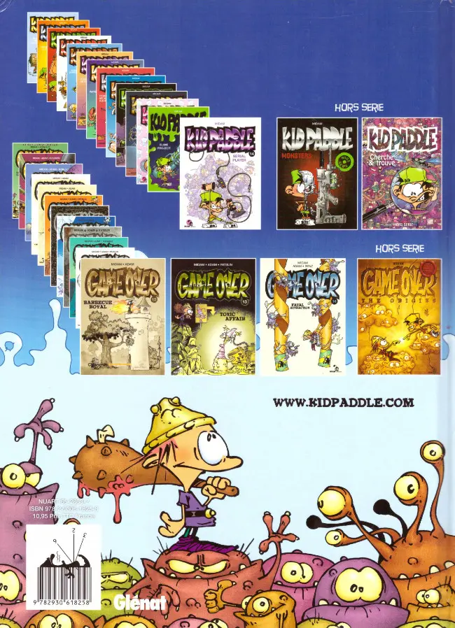 Verso de l'album Game over Tome 8 Cold case affaires glacées