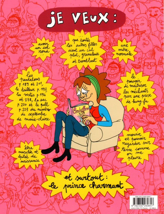 Verso de l'album Je veux le prince charmant Tome 1