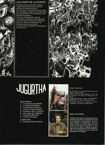 Verso de l'album Jugurtha Tome 6 Les loups de la steppe