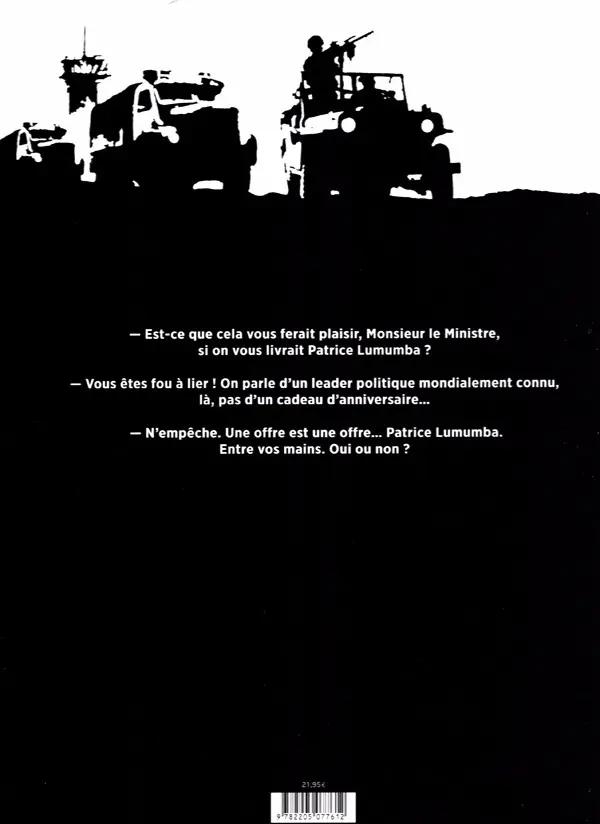 Verso de l'album Katanga Tome 2 Diplomatie