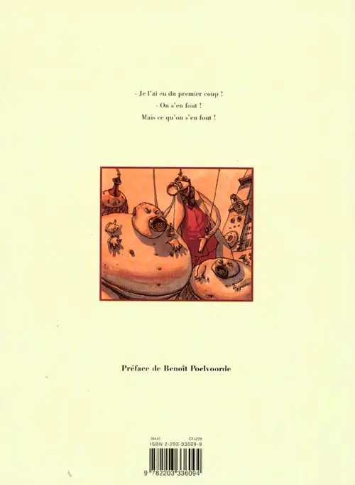 Verso de l'album Léon la Came Tome 1