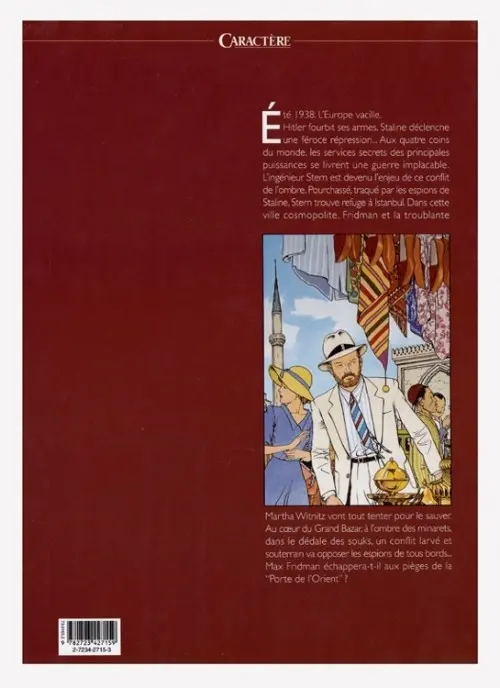 Verso de l'album Les aventures de Max Fridman Tome 2 La porte d'Orient