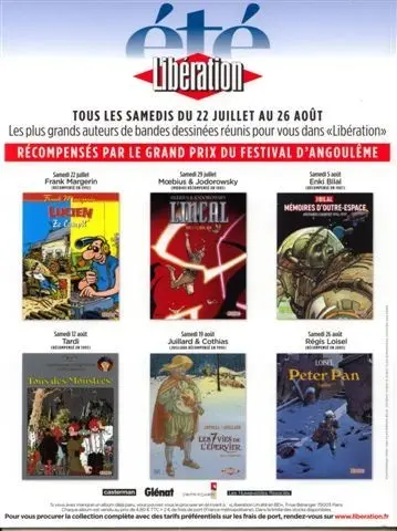 Verso de l'album Mémoires d'outre-espace