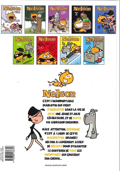 Verso de l'album Nelson Tome 3 Calamité à plein temps