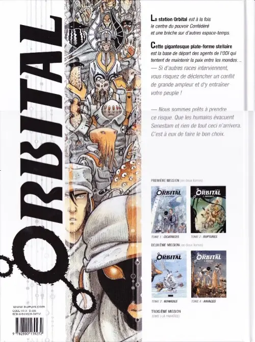 Verso de l'album Orbital Tome 2 Ruptures