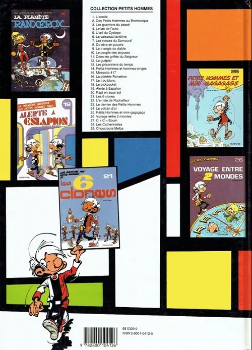 Verso de l'album Les Petits hommes Tome 3 Les guerriers du passé
