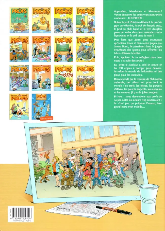 Verso de l'album Les Profs Tome 7 Mise en examen