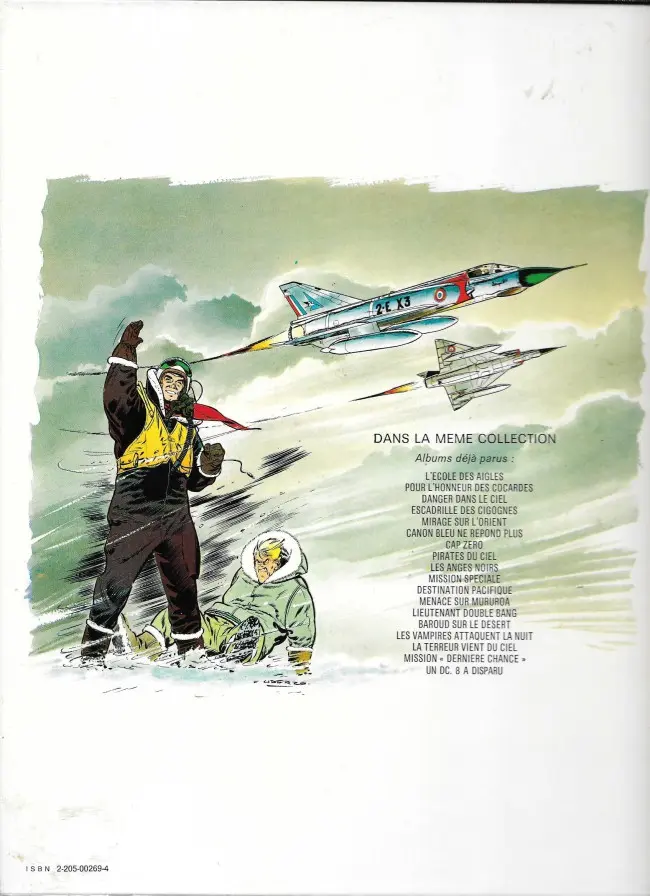 Verso de l'album Tanguy et Laverdure Tome 9 Les anges noirs