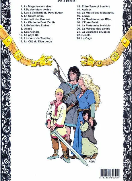 Verso de l'album Thorgal Tome 7 L'enfant des étoiles