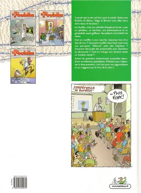 Verso de l'album Les Toubibs Tome 2 Au suivant !
