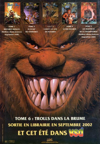Verso de l'album Trolls de Troy Tome 1 Histoires trolles