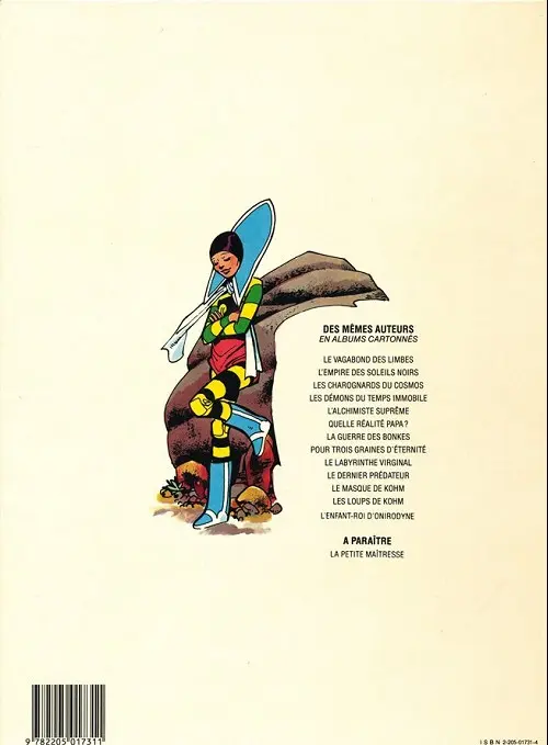 Verso de l'album Le Vagabond des Limbes Tome 2 L'empire des soleils noirs