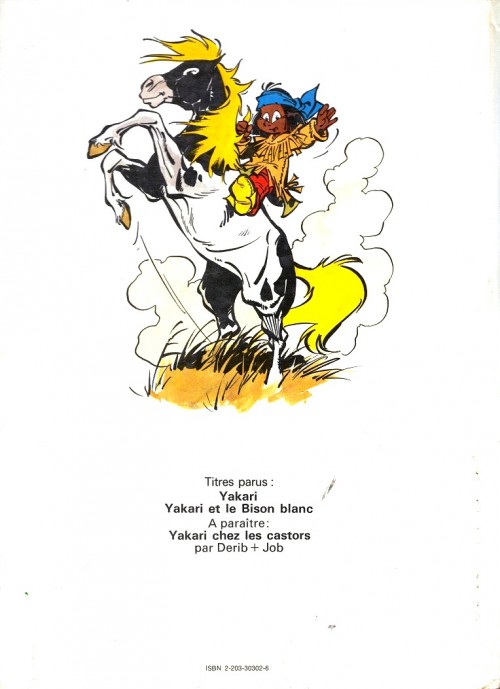 Verso de l'album Yakari Tome 2 Yakari et le bison blanc
