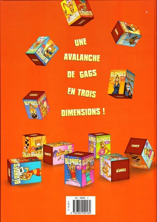 Verso de l'album Les Blondes HS - 3D Les Blondes - Best of 3D 3