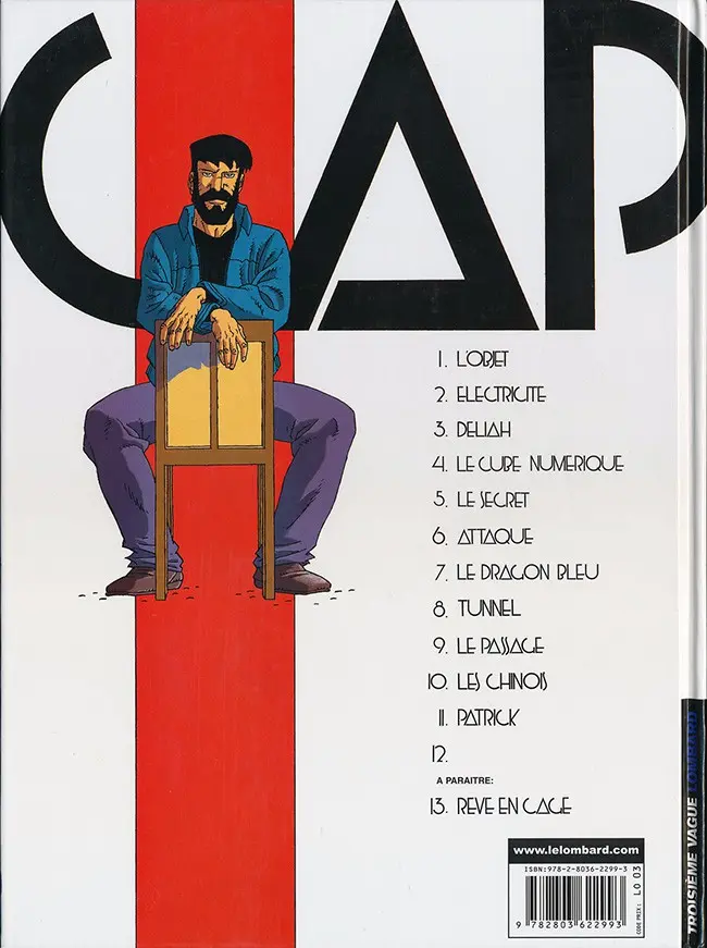 Verso de l'album Capricorne Tome 12