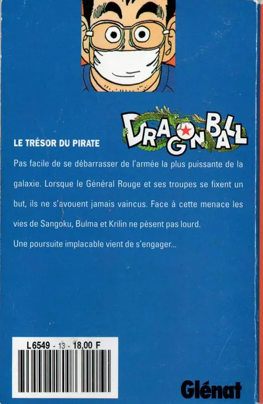 Verso de l'album Dragon Ball Tome 13 Le trésor du pirate