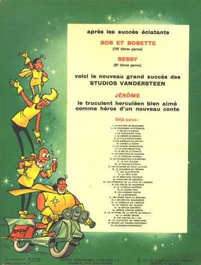 Verso de l'album Jérôme Tome 42 Les joujoux dangereux