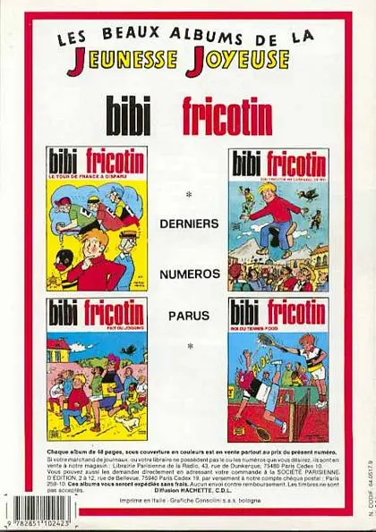 Verso de l'album Les Pieds Nickelés Tome 124 Les Pieds Nickelés ont de la réserve