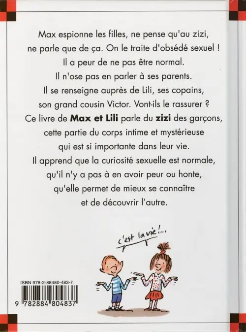Verso de l'album Ainsi va la vie Tome 87 Max ne pense qu'au zizi