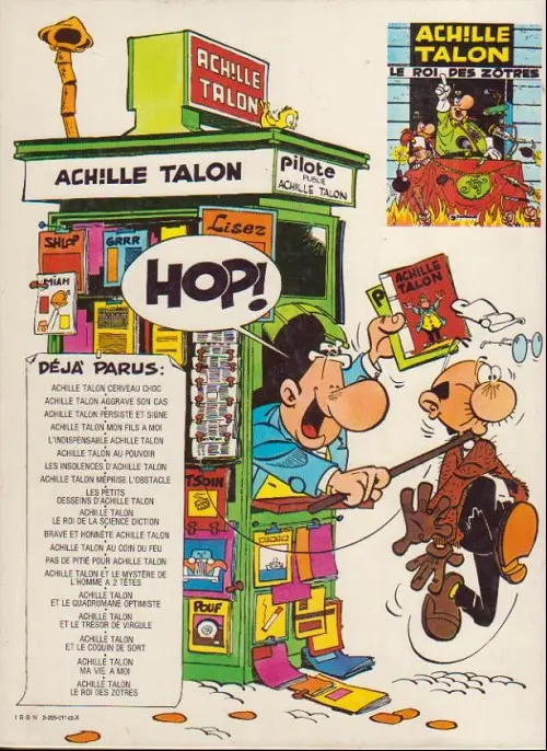 Verso de l'album Achille Talon Tome 18 Achille Talon et le coquin de sort