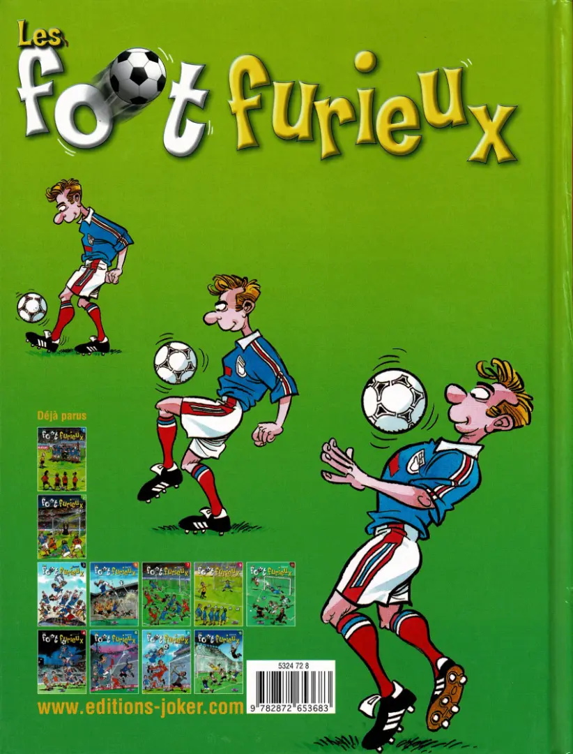 Verso de l'album Les Foot furieux Tome 9
