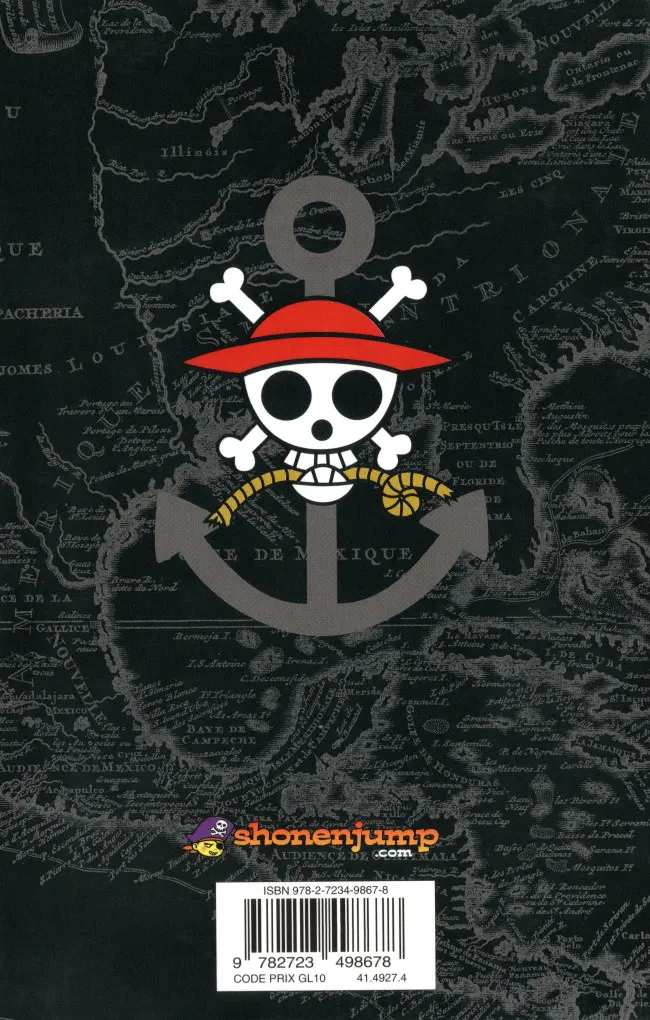 Verso de l'album One Piece Tome 39 Opération sauvetage