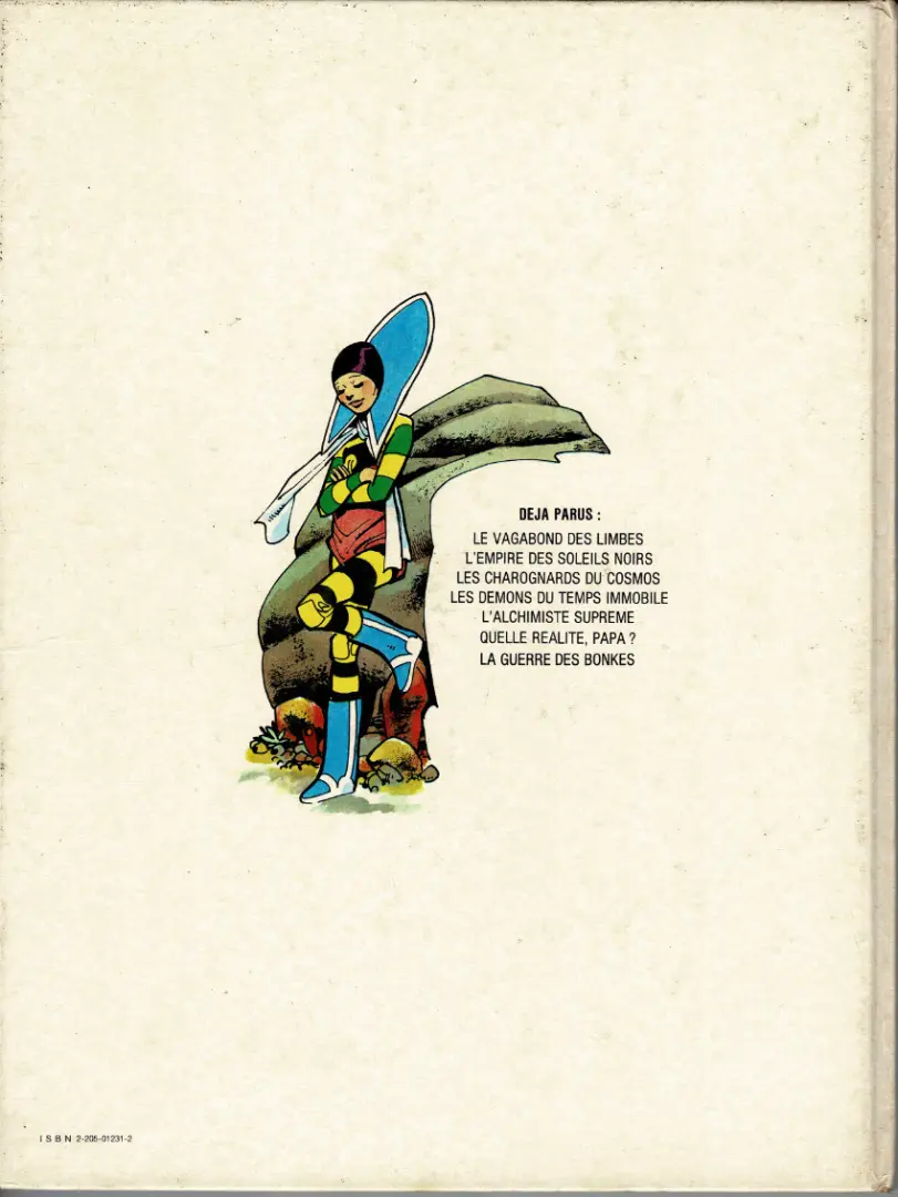 Verso de l'album Le Vagabond des Limbes Tome 4 Les démons du temps immobile