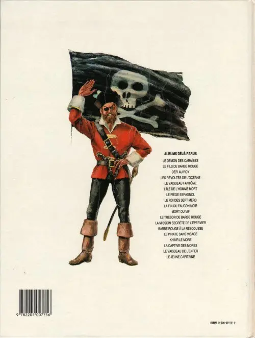 Verso de l'album Barbe-Rouge Tome 17 Le Vaisseau de l'enfer
