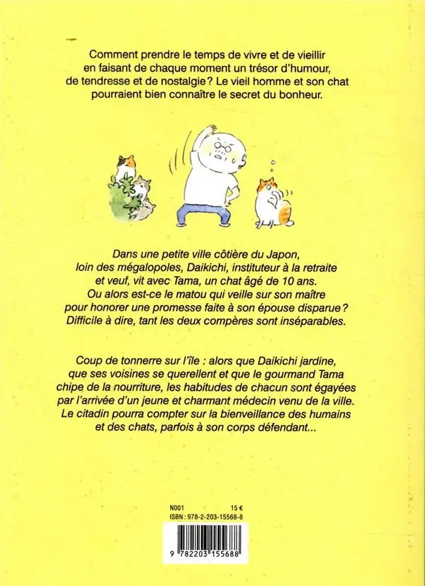 Verso de l'album Le Vieil homme et son chat 3 se frisent les moustaches