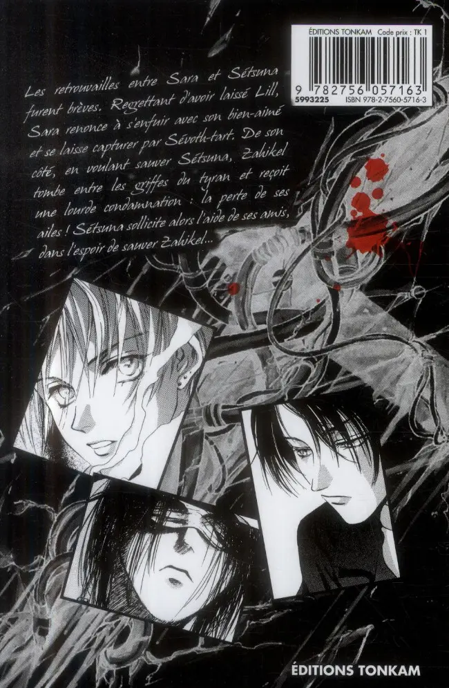 Verso de l'album Angel Sanctuary 13
