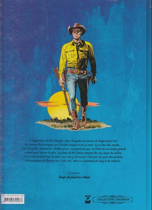 Verso de l'album Les aventures de Tex Tome 1 L'homme aux colts d'or