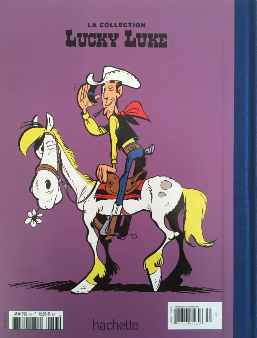 Verso de l'album Lucky Luke La collection Tome 57 Chasse aux fantômes