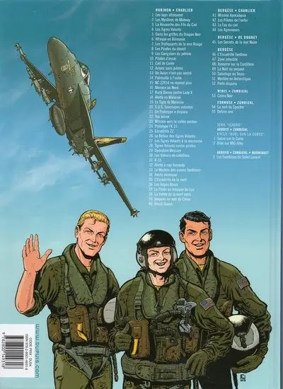 Verso de l'album Buck Danny Tome 53 Cobra noir