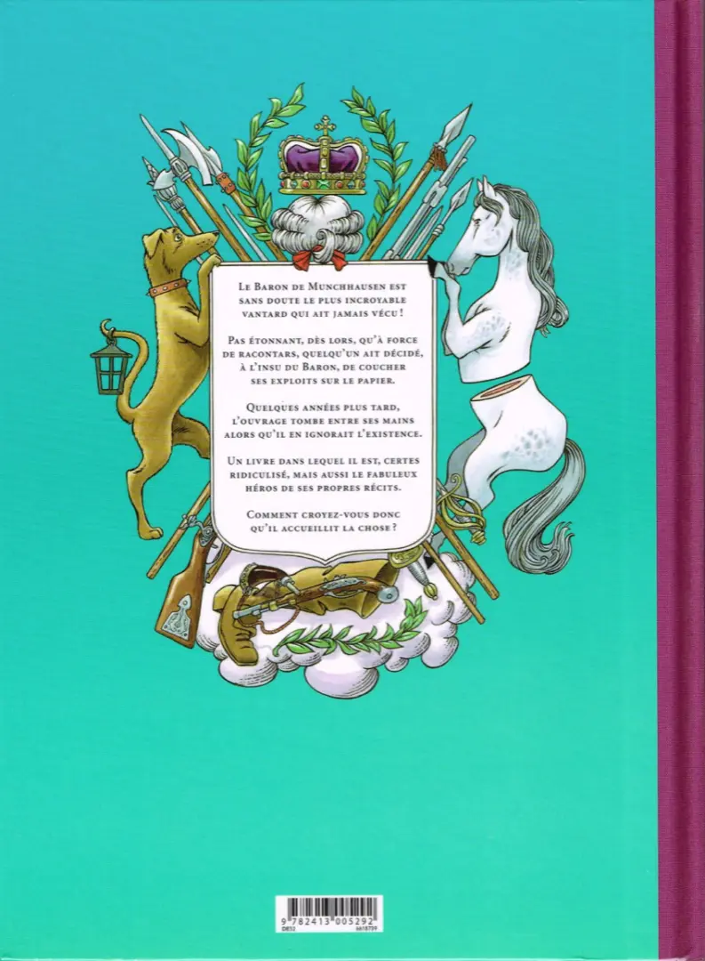 Verso de l'album Le Baron
