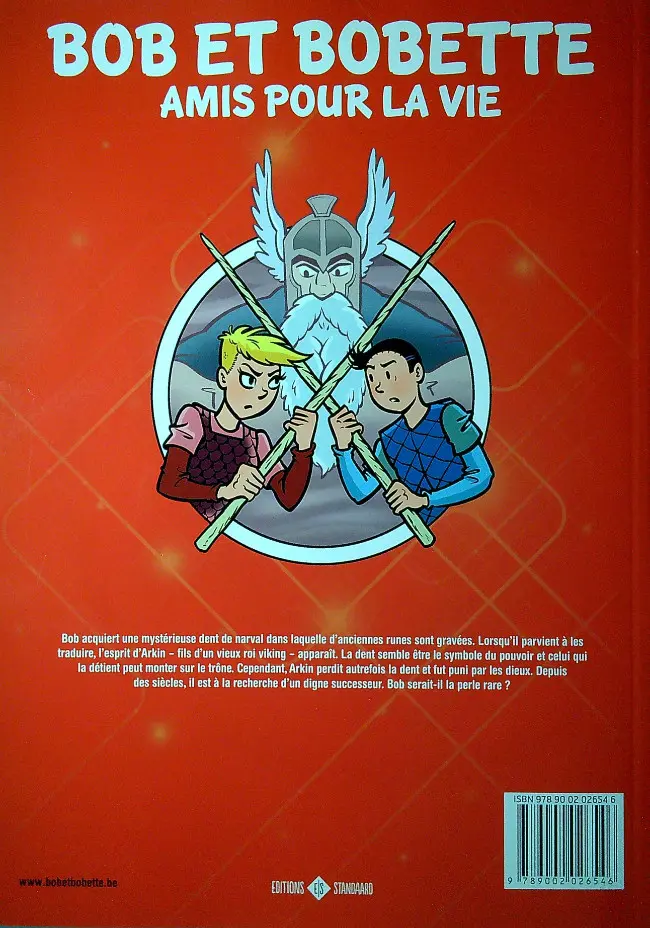 Verso de l'album Bob et Bobette Tome 350 La nuit du narval
