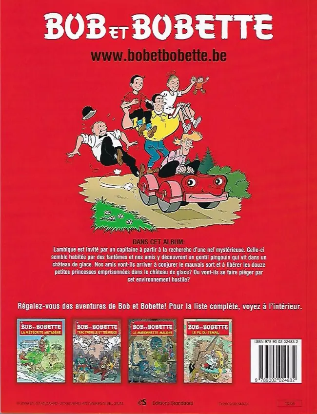 Verso de l'album Bob et Bobette Tome 141 La nef fantôme