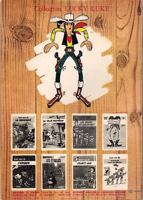Verso de l'album Lucky Luke Tome 24 La caravane