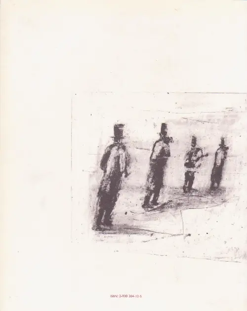 Verso de l'album Cimes