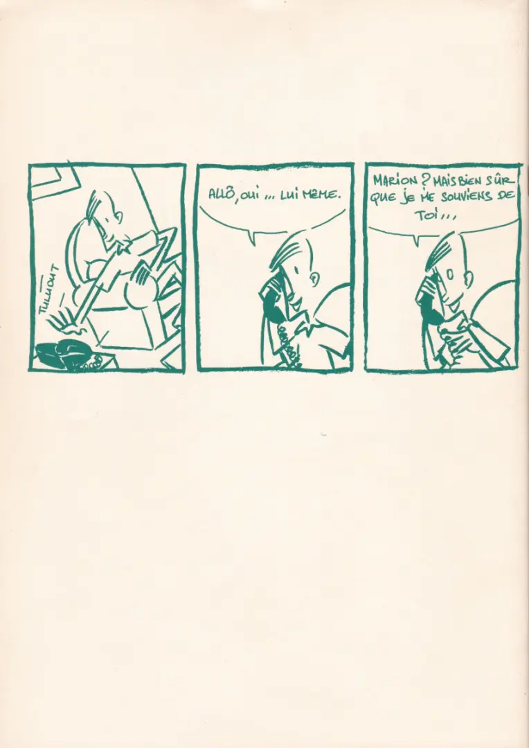 Verso de l'album L'huile sur le feu