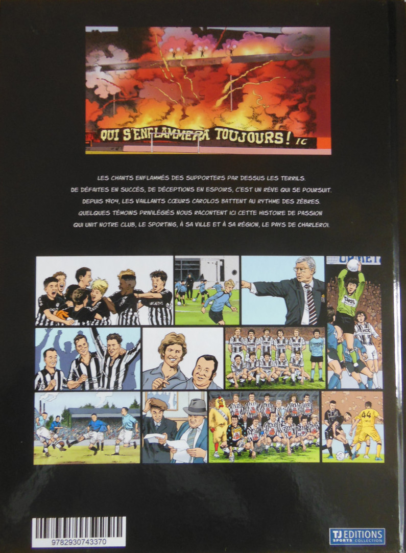 Verso de l'album Sporting de Charleroi