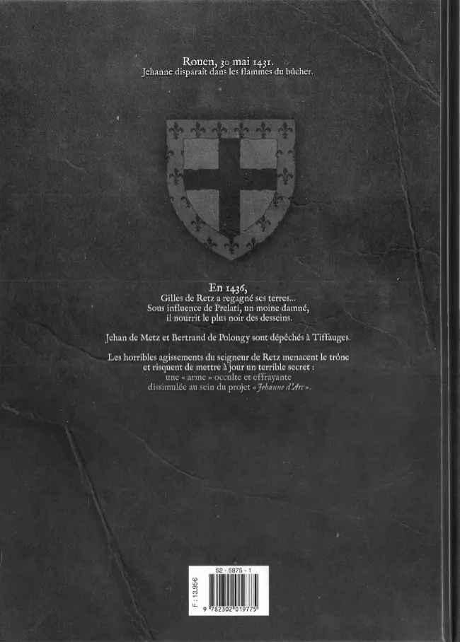 Verso de l'album Les Démons d'Armoises Tome 1 Prelati