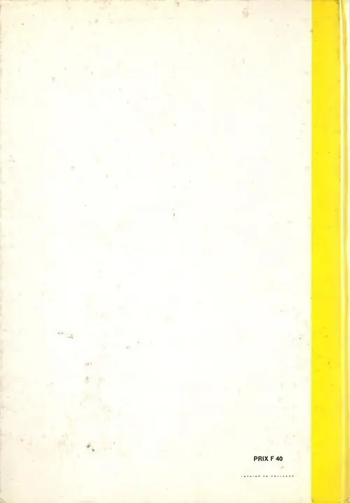 Verso de l'album Les Aventures de Dinkie Tome 1