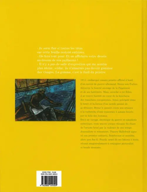 Verso de l'album Féroces tropiques