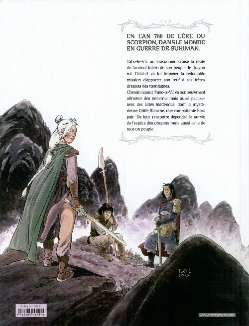 Verso de l'album Griffe Blanche Tome 1 L'œuf du Dragon Roi