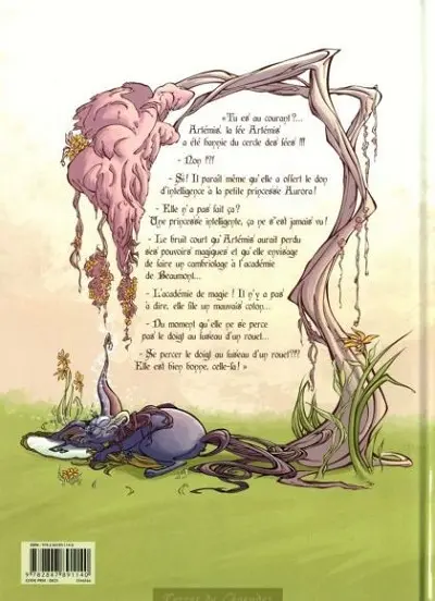Verso de l'album Il y avait une fois Acte 1